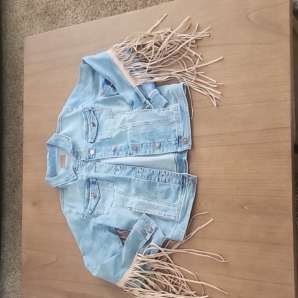 Fringe Denim Jacket